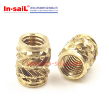 Brass Threaded Insert Knurled Nut of Fitting Parts